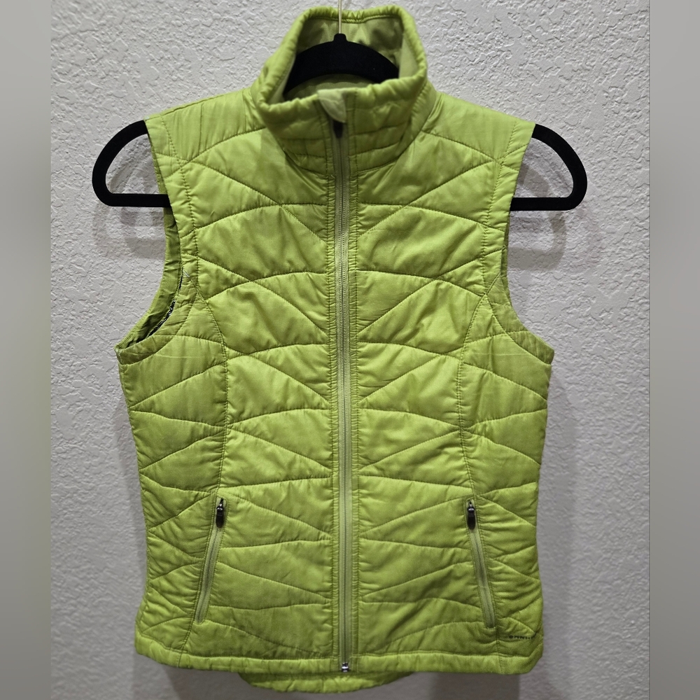 Columbia Omni-Heat Women's Bright Green Quilted Vest XSmall